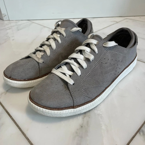 Dr Scholl’s sweet kicks gray suede & snakeskin support comfort sneakers size 8.5 - Picture 2 of 10